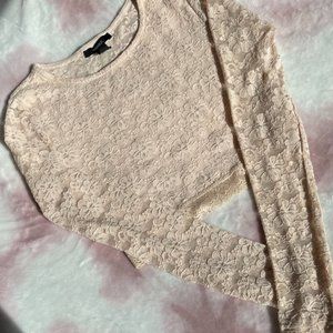Forever 21 Lace Crop Top